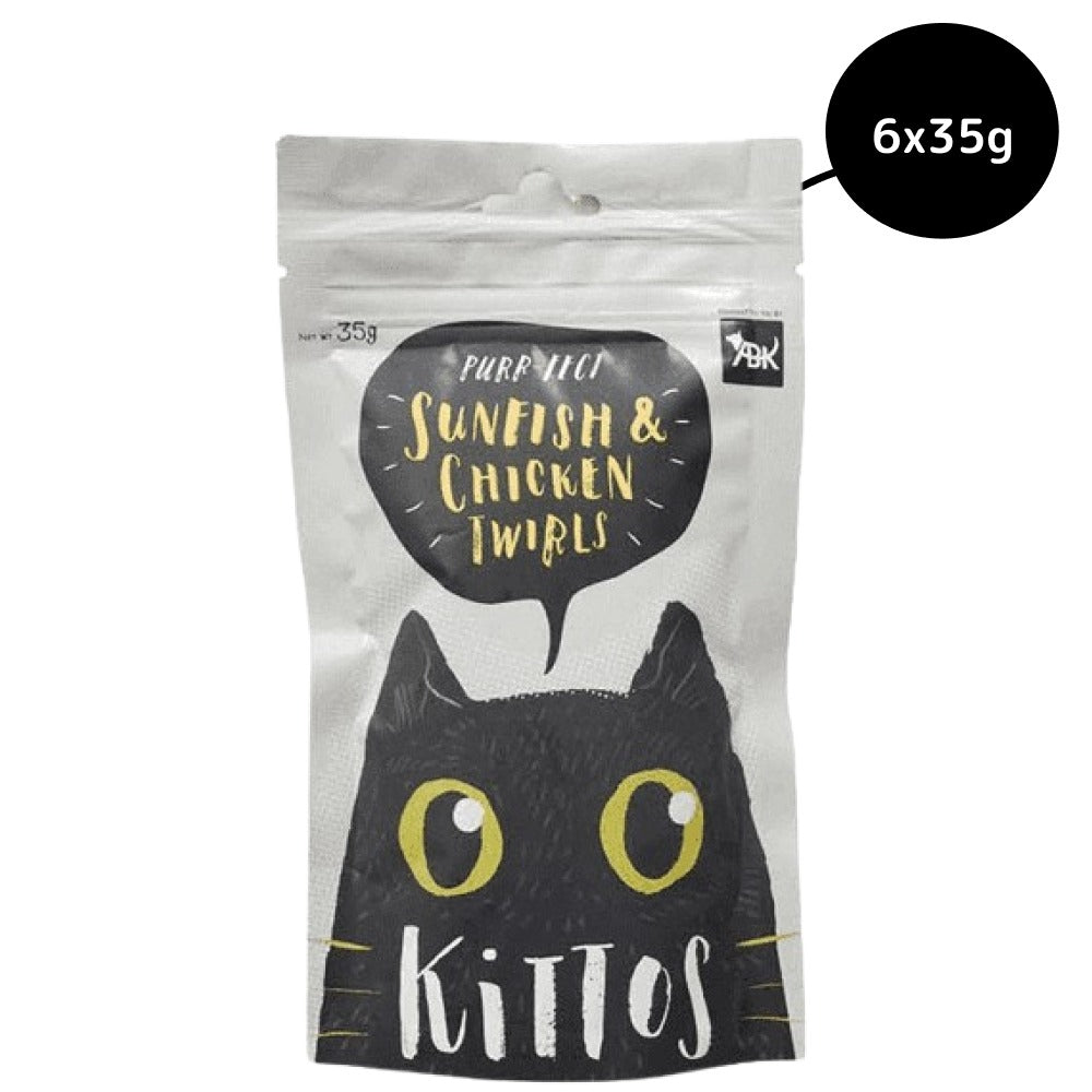 Kittos Purr Fect Sunfish Chicken and Twirls Cat Treats