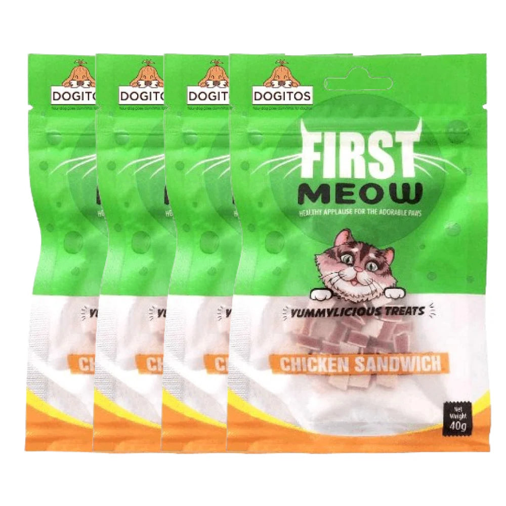 First Meow Chicken Sandwich Cat Treat