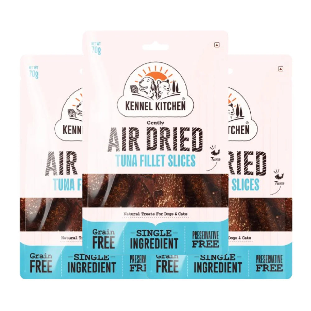 Kennel Kitchen Air Dried Tuna Fish Jerky Dog and Cats Treats