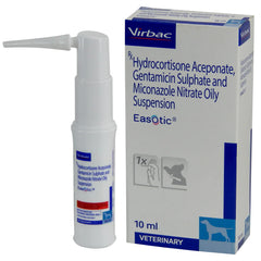 Virbac Epiotic Ear Cleanser (100ml) and Easotic Ear Drops (10ml) Combo