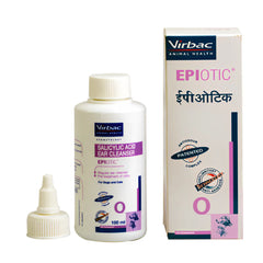 Virbac Epiotic Ear Cleanser (100ml) and Vivaldis Prurigo Spray (50ml) Combo