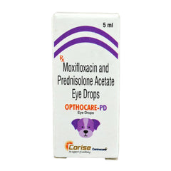 Corise Opthocare PD (Moxifloxacin Prednisolone) Eye Drops for Dogs and Cats (5ml)