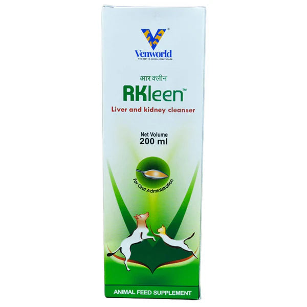 Venkys RKleen Syrup Liver & Kidney Support for Dogs & Cats (200ml)