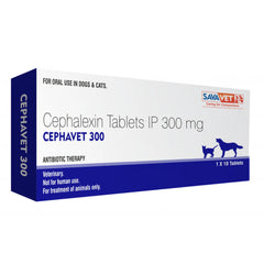 Savavet Cephavet 300mg (Cephalexin) Tablet for Dogs and Cats