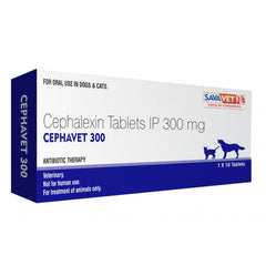 Savavet Cephavet 300mg (Cephalexin) Tablet for Dogs and Cats