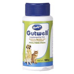 Gutwell Probiotic Powder (100g) & Herbatake Pet Liver Tonic (100ml) Combo for Dogs & Cats