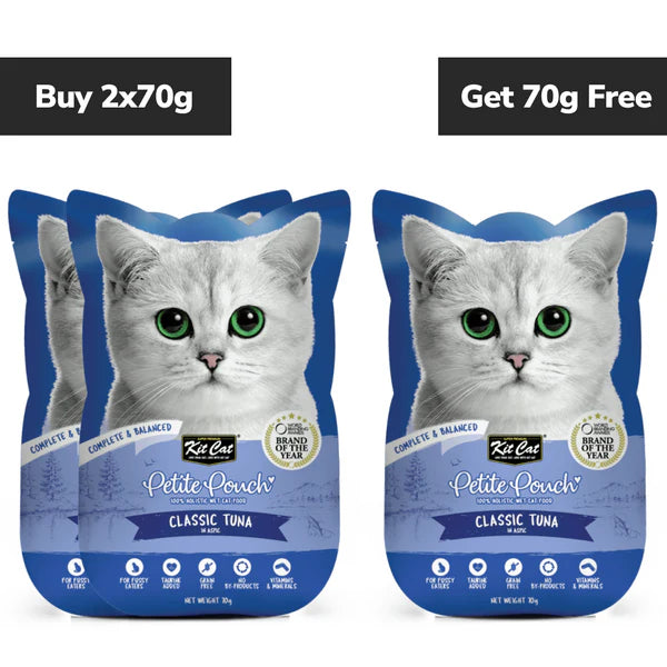 Kit Cat Classic Tuna Cat Wet Food (Buy 2 Get 1 Free)
