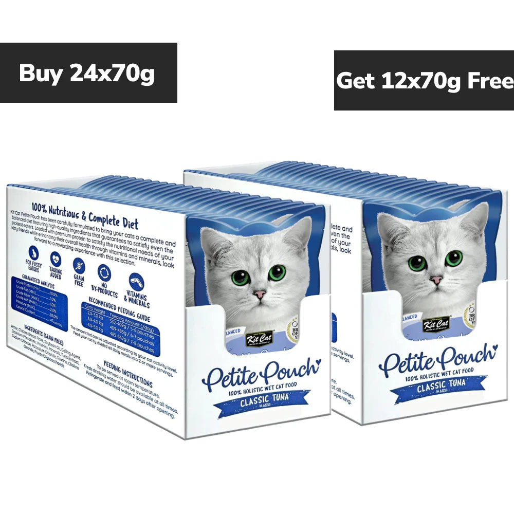 Kit Cat Classic Tuna Cat Wet Food (Buy 2 Get 1 Free)