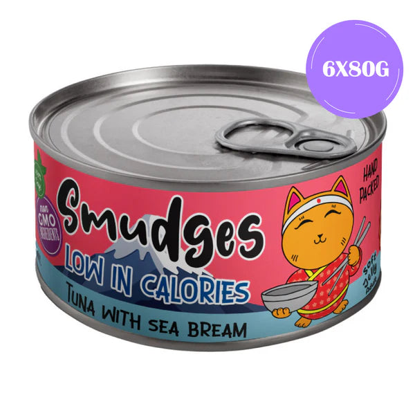 Smudges Tuna Flakes with Sea Bream in Soft Jelly Adult Cat Wet Food