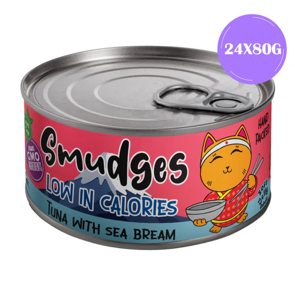 Smudges Tuna Flakes with Sea Bream in Soft Jelly Adult Cat Wet Food