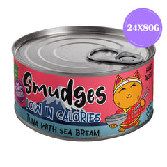 Smudges Tuna Flakes with Sea Bream in Soft Jelly Adult Cat Wet Food