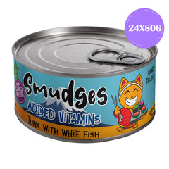 Smudges Tuna with White Fish in Gravy Adult Cat Wet Food