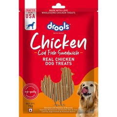 Drools Cod Fish Sandwich Treats for Dogs