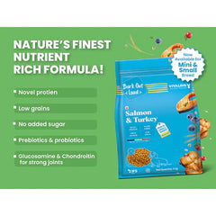 Bark Out Loud Salmon & Turkey Mini & Small Breed Adult Dog Dry Food