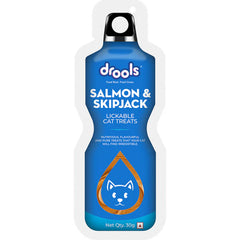 Drools Salmon & Skipjack Creamy Lickable Cat Treats