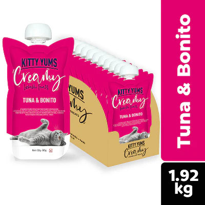 Kitty Yums Lickable Tuna & Bonito Creamy Cat Treat