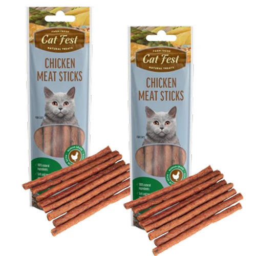 Catfest Chicken Meat Sticks Cat Treats