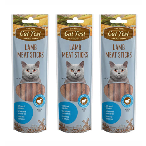 Catfest Lamb Meat Sticks Cat Treats
