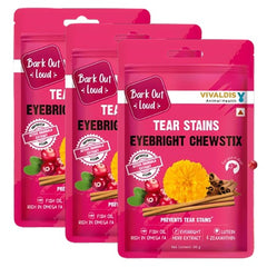 Bark Out Loud Tear Stains Eyebright Chew Stix Dog Treats