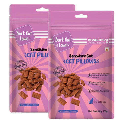 Bark Out Loud by Vivaldis Pillows for Sensitive Gut Cat Treats