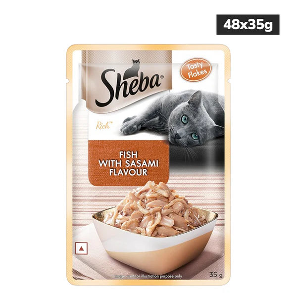 Sheba Fish with Sasami Premium Cat Wet Food