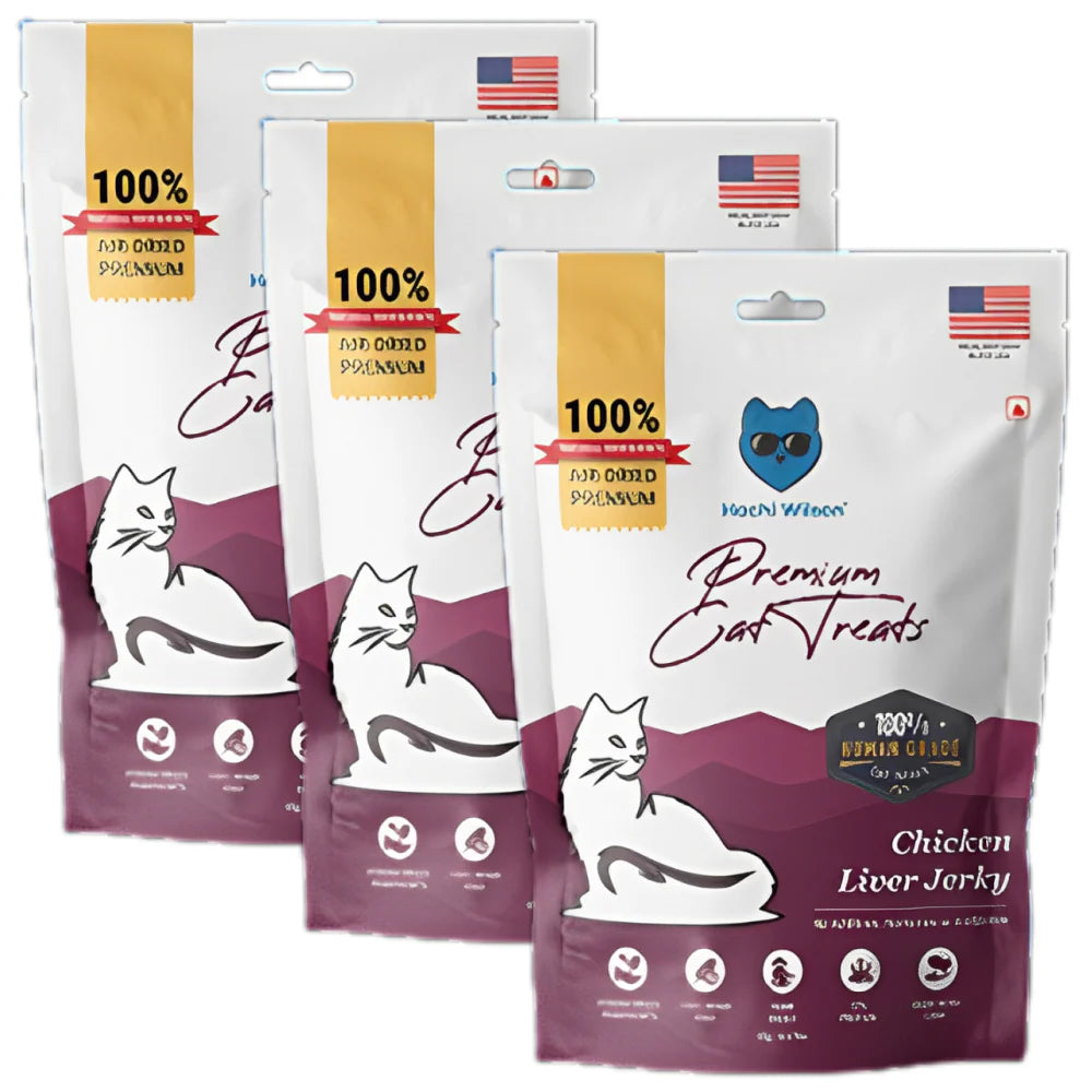 Hachi Wilson Premium Chicken Liver Jerky Cat Treat
