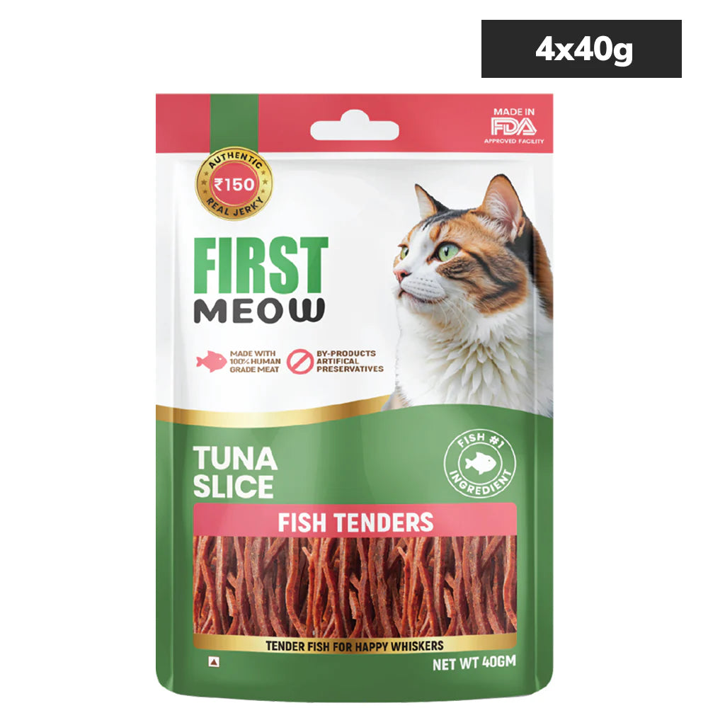 First Meow Tuna Slice Jerky Cat Treat