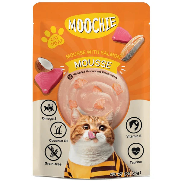 Moochie Mousse with Salmon Grain Free Cat Wet Food