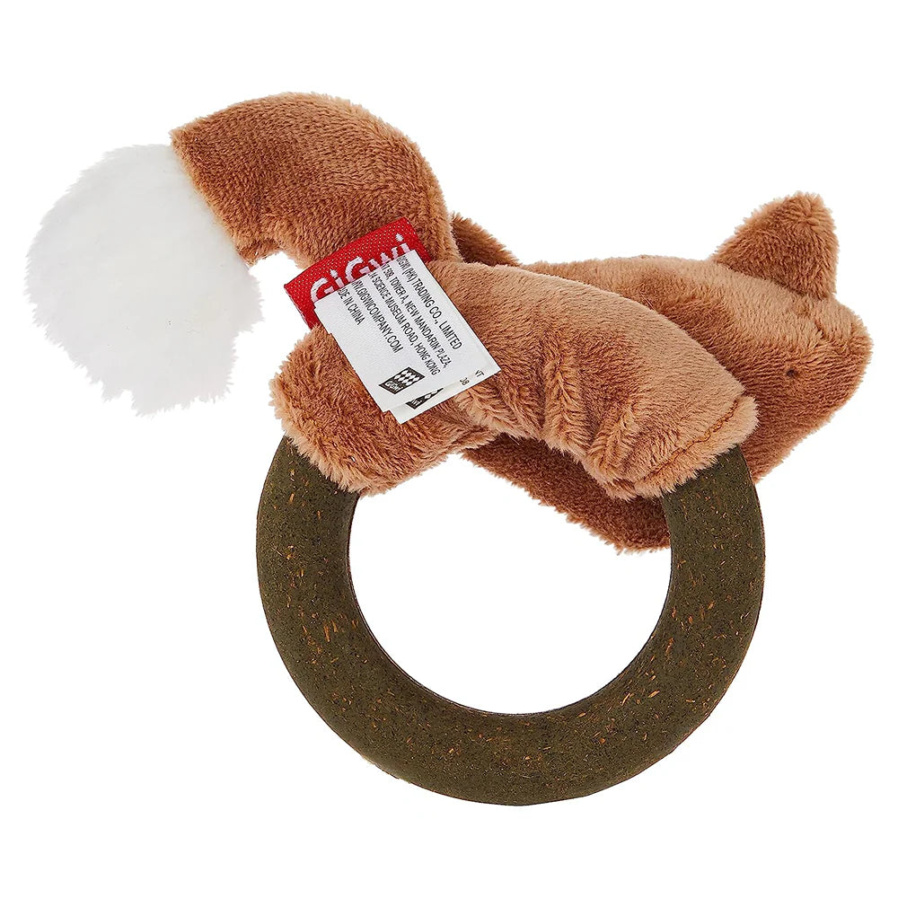 GiGwi Catch and Scratch Eco Line Fox Toy for Cats