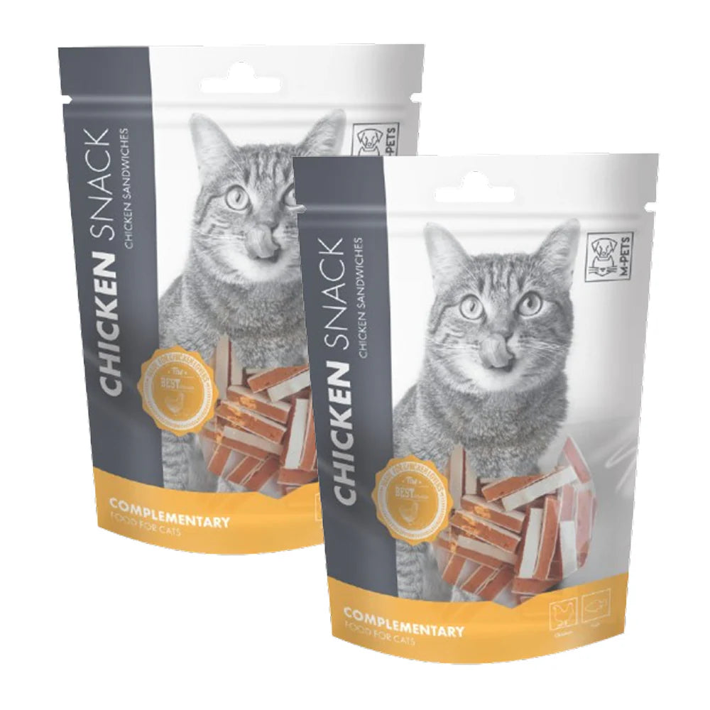 M PETS Chicken Sandwiches Treats for Cats