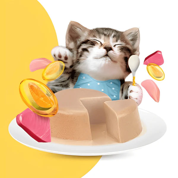 Moochie Tuna Chicken and Salmon Oil Grain Free Healthy Growth Cat Wet Food