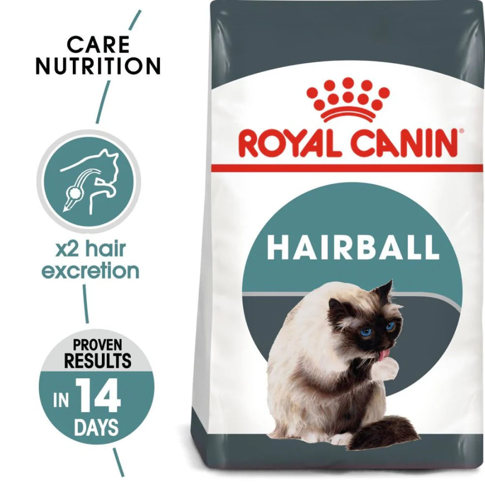 Royal Canin Hair & Skin Care and Hairball Care Adult Cat Dry Food Combo