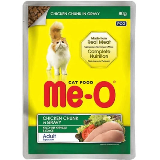 Me O Chicken Chunks in Gravy Adult Cat Wet Food