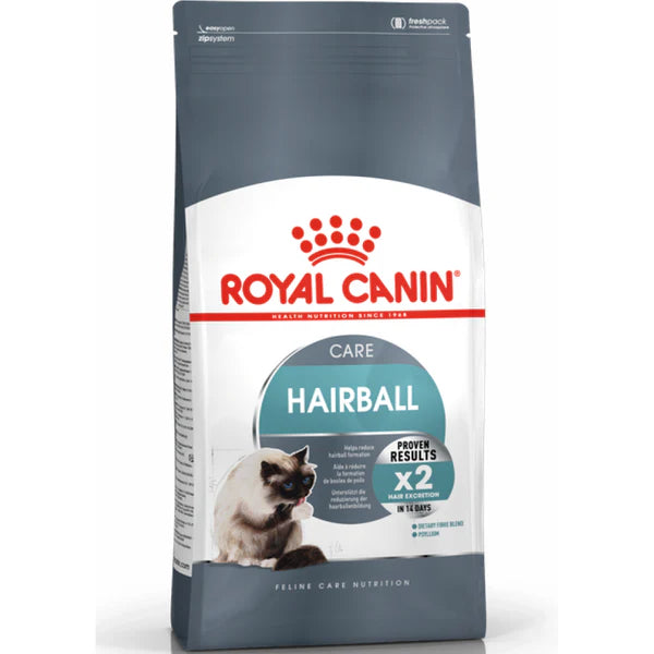 Royal Canin Hair & Skin Care and Hairball Care Adult Cat Dry Food Combo