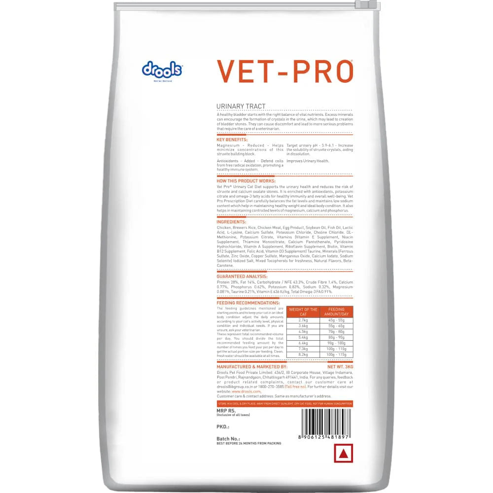 Drools VET PRO Urinary Tract Adult Cat Dry Food