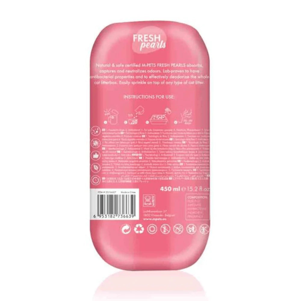 M Pets Fresh Pearls Natural Cat Litter Deodoriser (Floral)