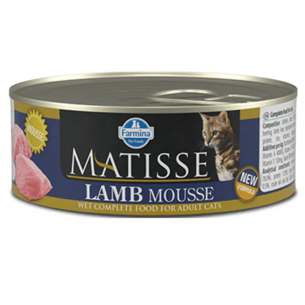 Farmina Matisse Lamb Mousse and Chicken Mousse Adult Cat Wet Food Combo (12+12)