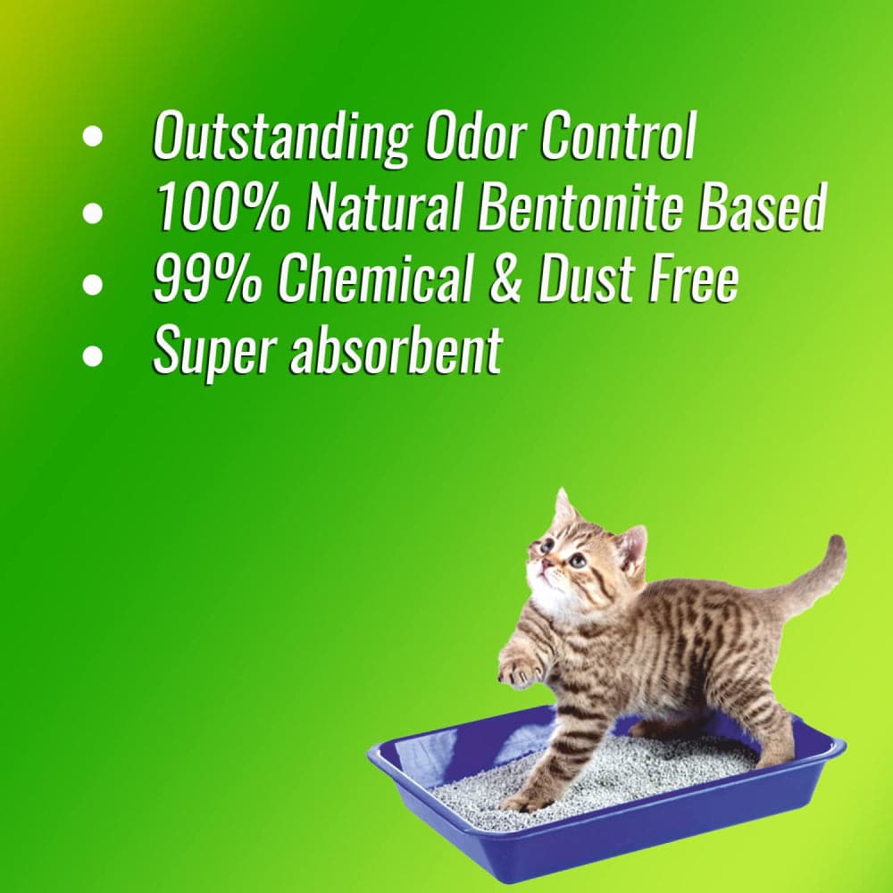 Pet Pattern Natural Unscented Clay Quick Clumping Cat Litter