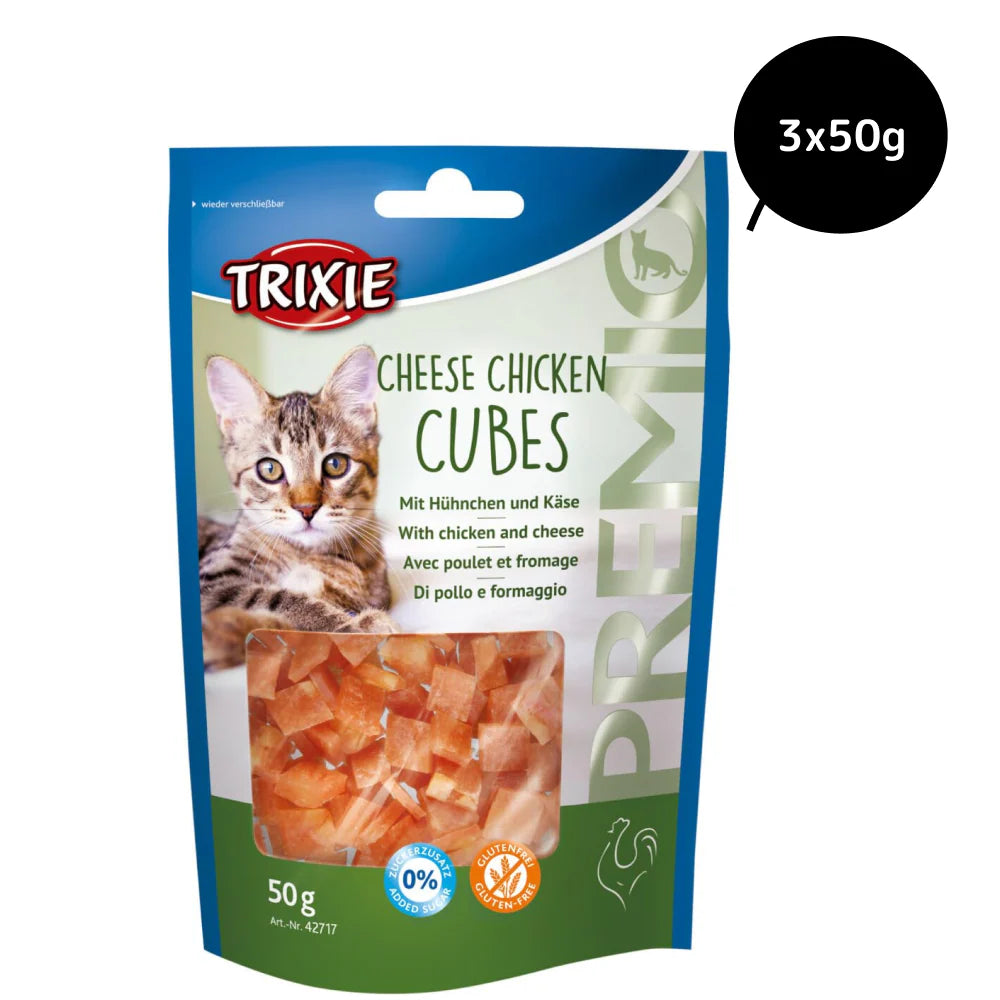 Trixie Premio Cheese Chicken Cubes Cat Treats