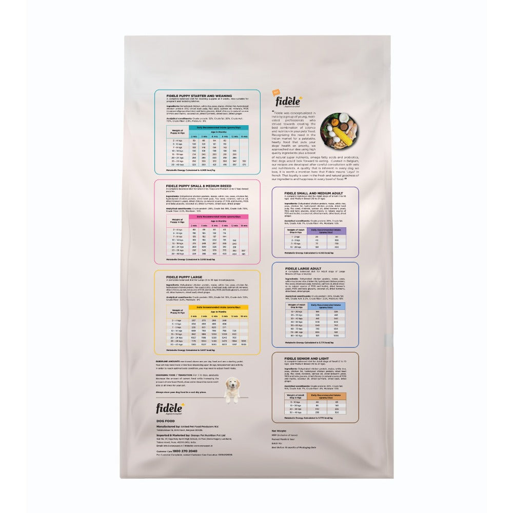 Fidele Plus Adult Small & Medium Dog Dry Food