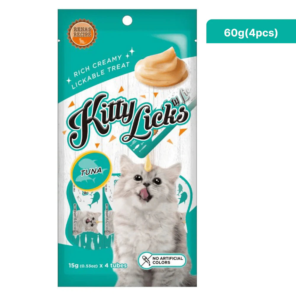 Kitty Licks Chicken Flavour and Tuna Cat Treats Combo
