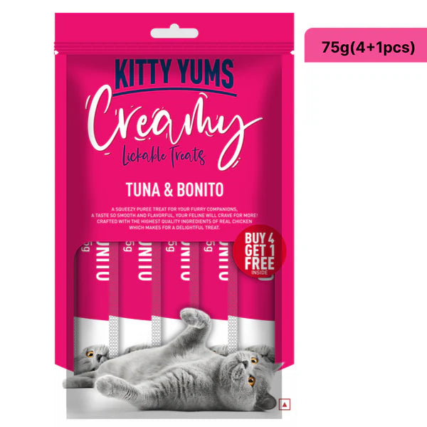 Kitty Yums Tuna & Bonito Creamy Cat Treats