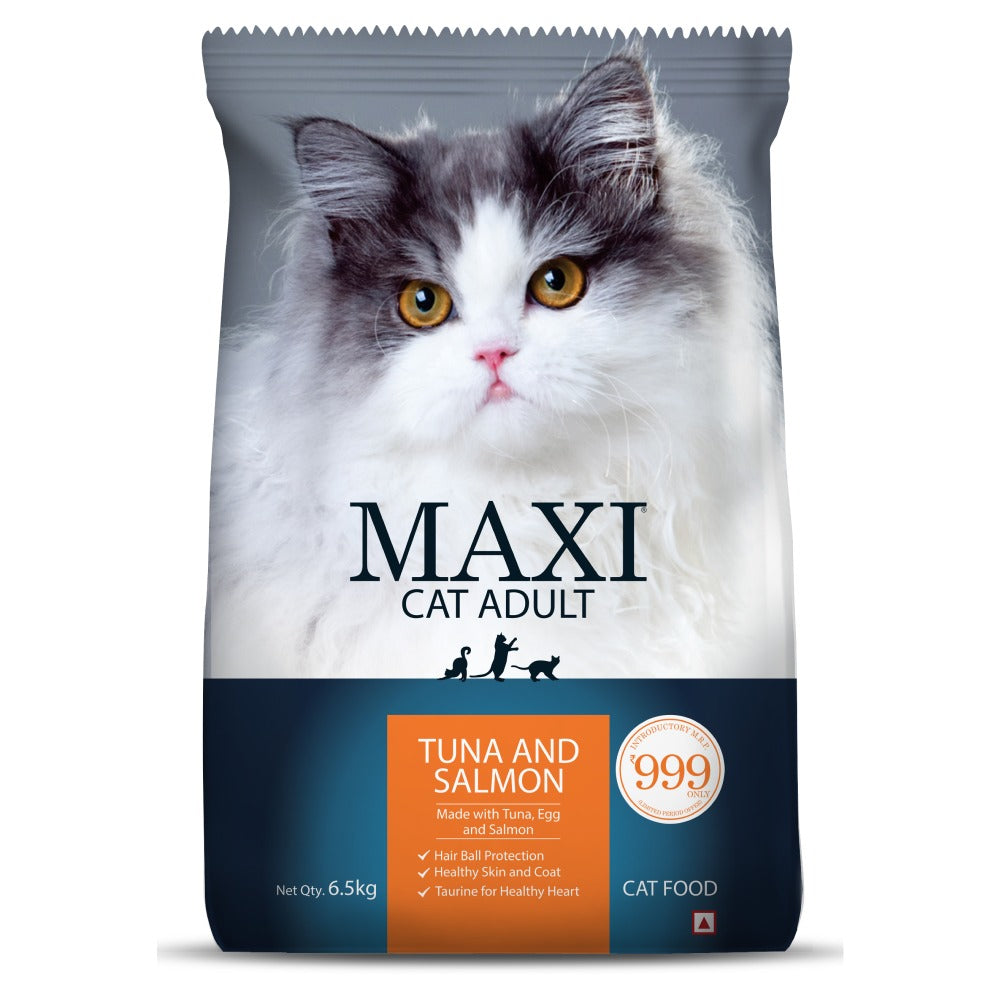 Maxi Adult Tuna & Salmon Adult Dry Cat Food
