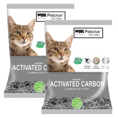 PetCrux Exclusive Scoopable Unscented Natural Activated Carbon Cat Litter