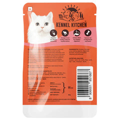 Kennel Kitchen Chicken in Jelly Wet Food and Creameroo Chicken with Mackerel Creamy Treats for Cats Combo