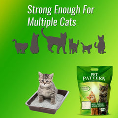 Pet Pattern Natural Unscented Clay Quick Clumping Cat Litter