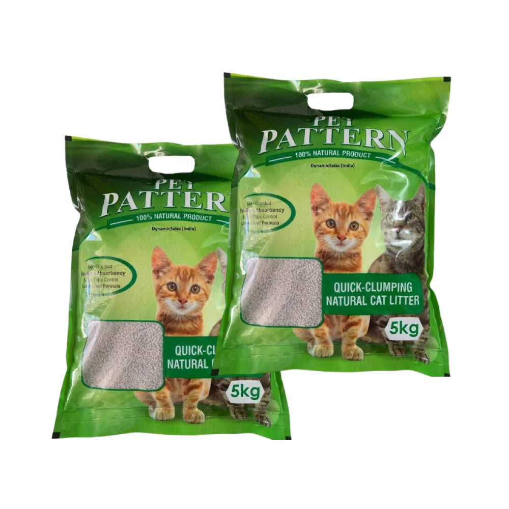 Pet Pattern Natural Unscented Clay Quick Clumping Cat Litter