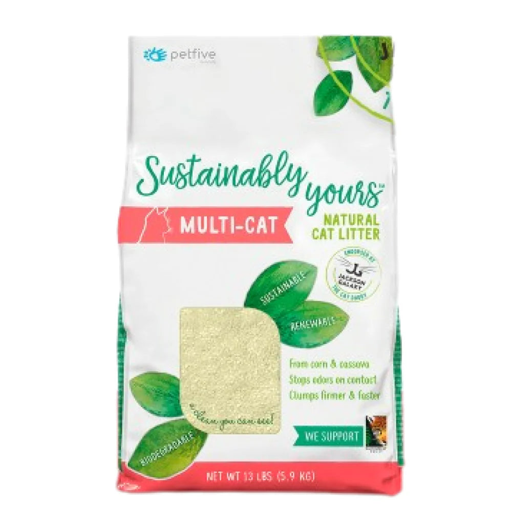 Sustainably Yours Multi Cat Unscented Mixed Granules Cat Litter