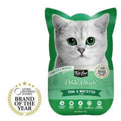 Kit Cat Tuna and White Fish and Classic Tuna Cat Wet Food Combo