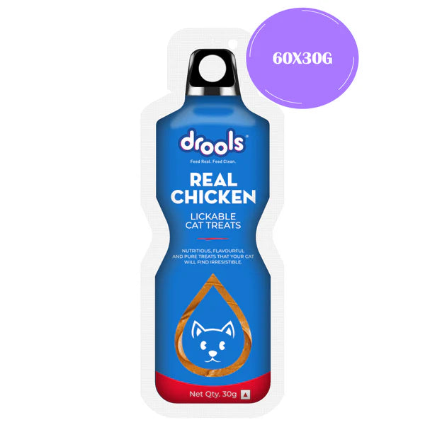 Drools Real Chicken Creamy Lickable Cat Treats